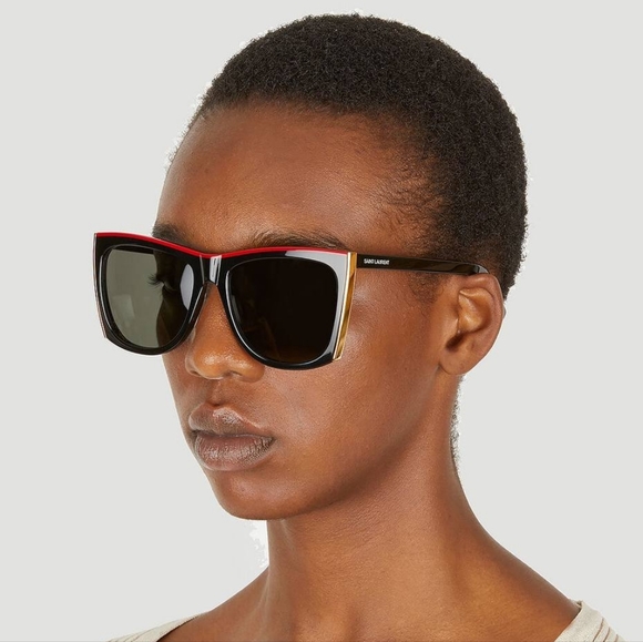 NEW SAINT LAURENT WOMEN SQUARE SL539 PALOMA 001 SUNGLASSES SAINT LAURENT PALOMA - Picture 2 of 6